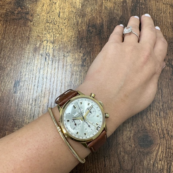 Jumbo WAKMANN Triple Date Chronograph Valjoux Watch - Picture 5 of 16